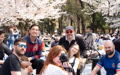 Hanami with the All France Rugby Club
