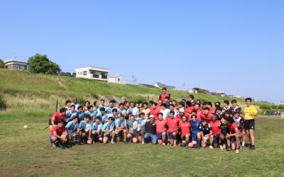 Rugby Under the Spring Sun at Futako Tamagawa